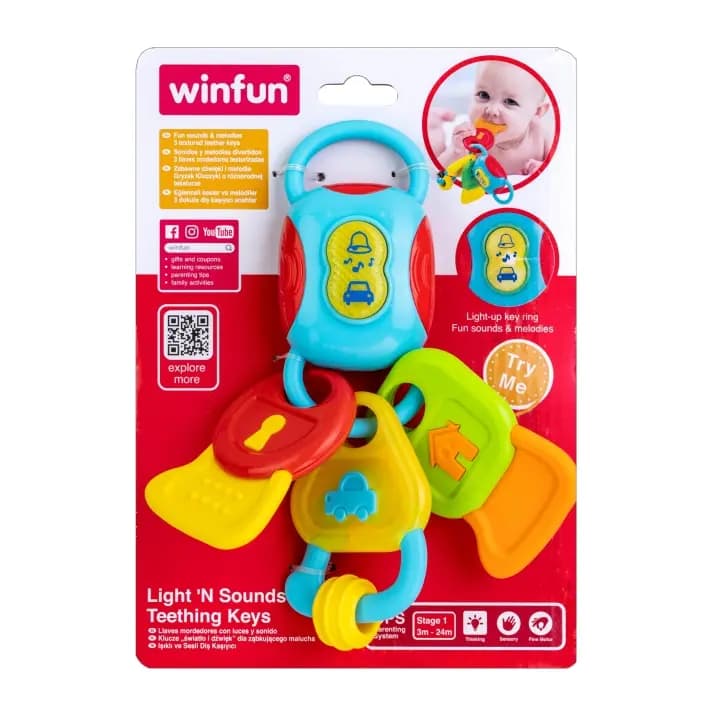 WINFUN – Light 'N Sounds Teething Keys