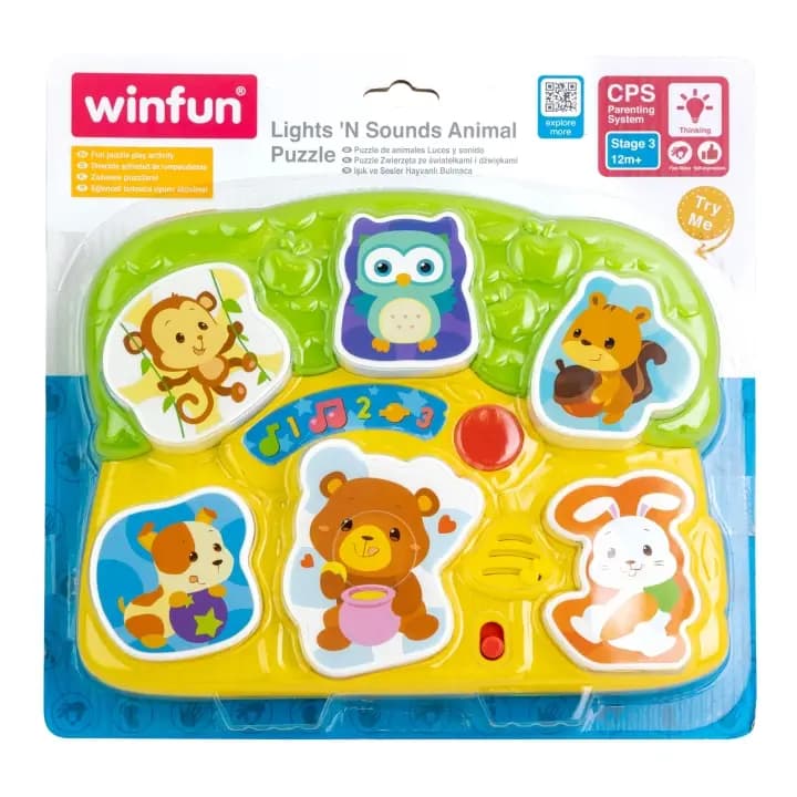 WINFUN – Lights 'N Sounds Animal Puzzle