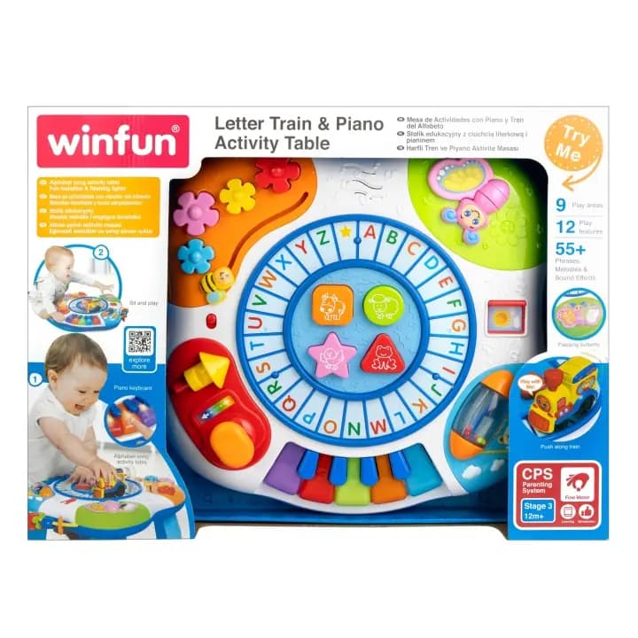 WINFUN – Letter Train & Piano Activity Table