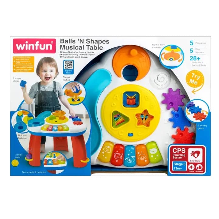 WINFUN – Balls 'N Shapes Musical Table