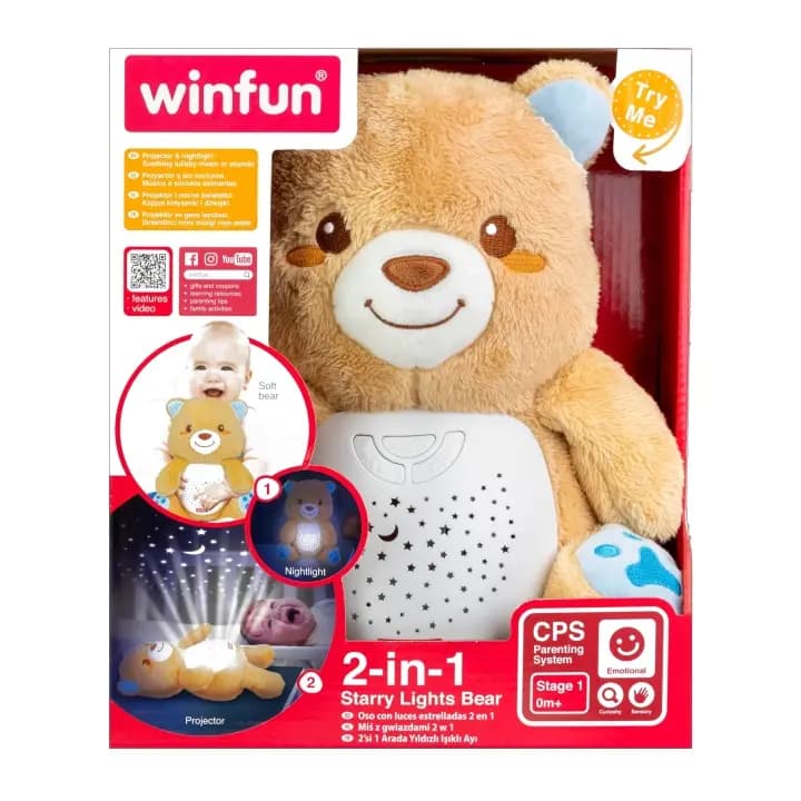 WINFUN – 2-in-1 Starry Lights Bear